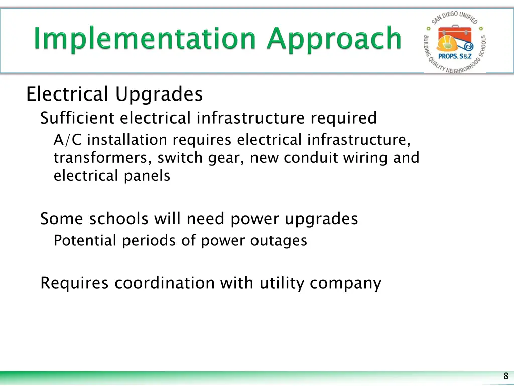 electrical upgrades sufficient electrical