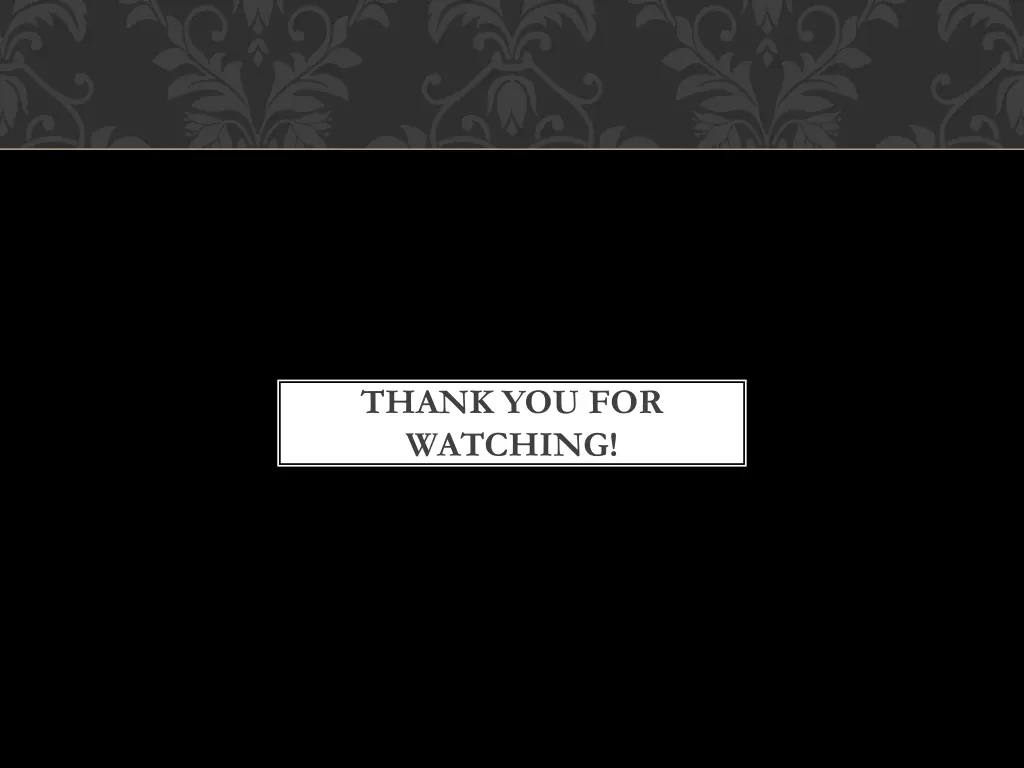 thank you for watching