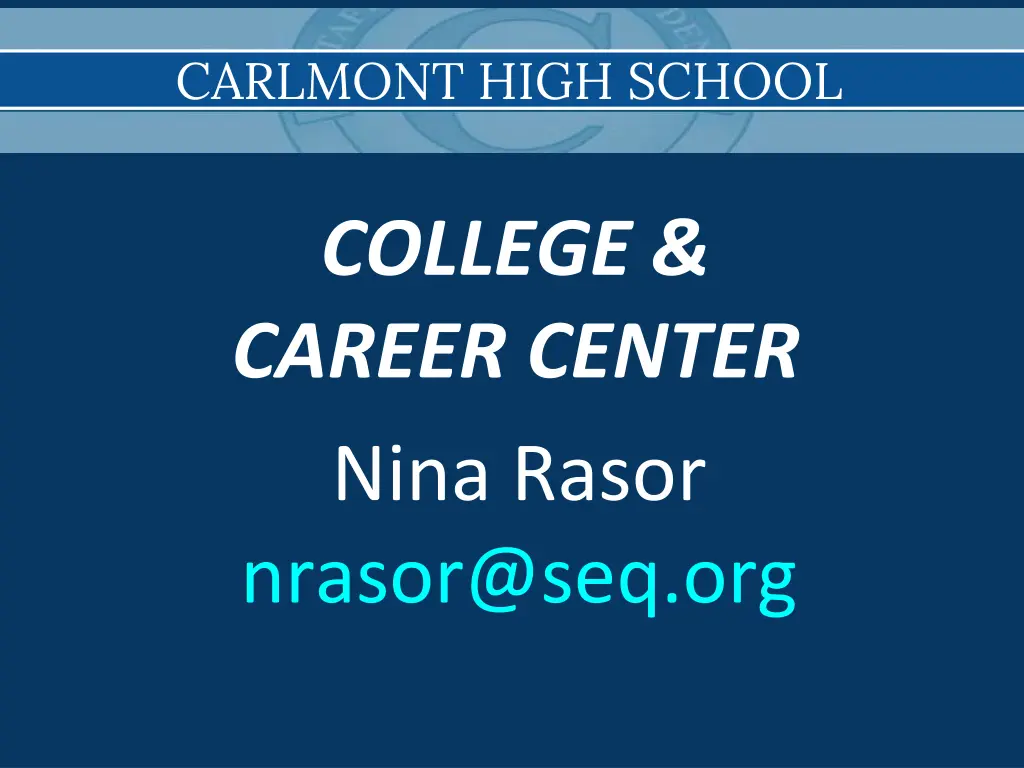 carlmont high school 8