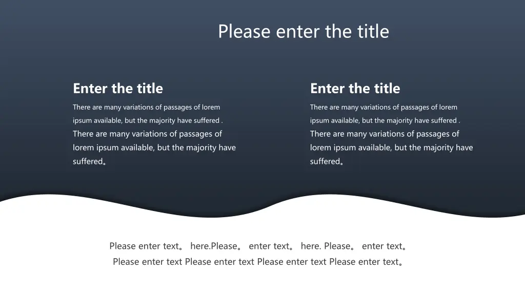 please enter the title 3