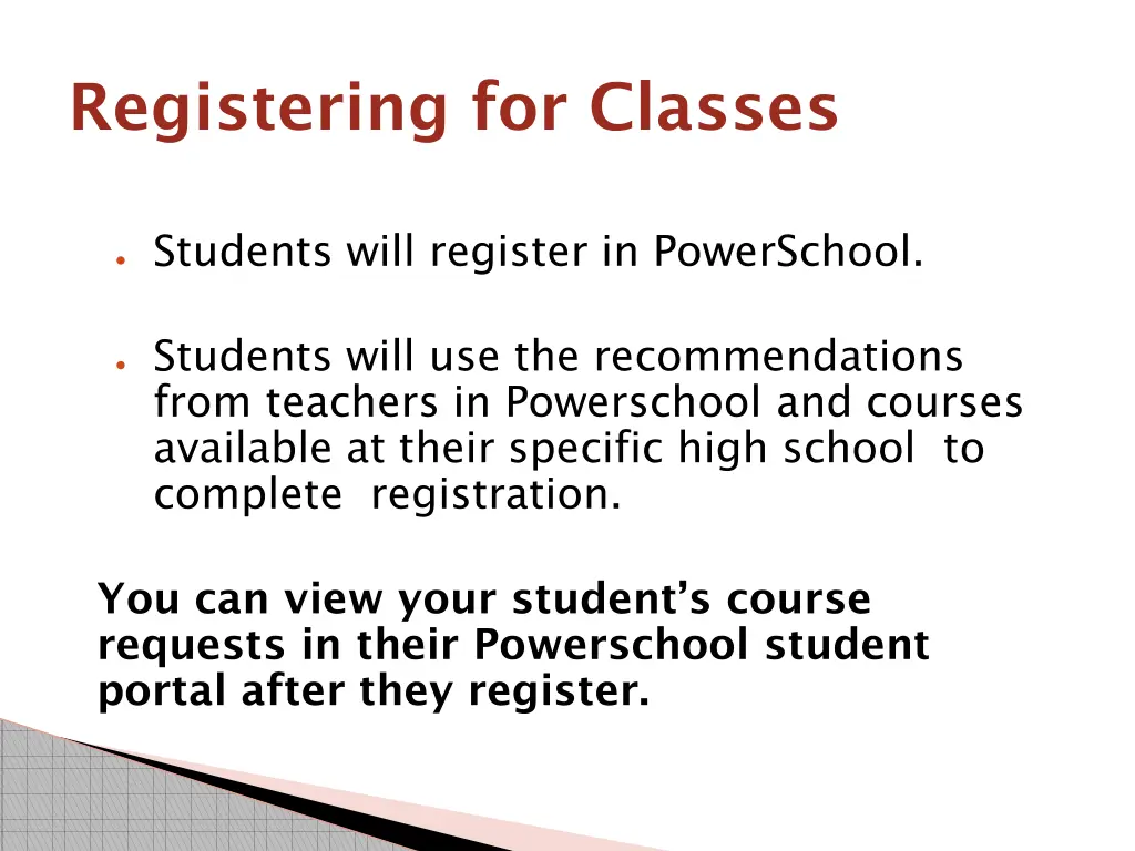 registering for classes 1