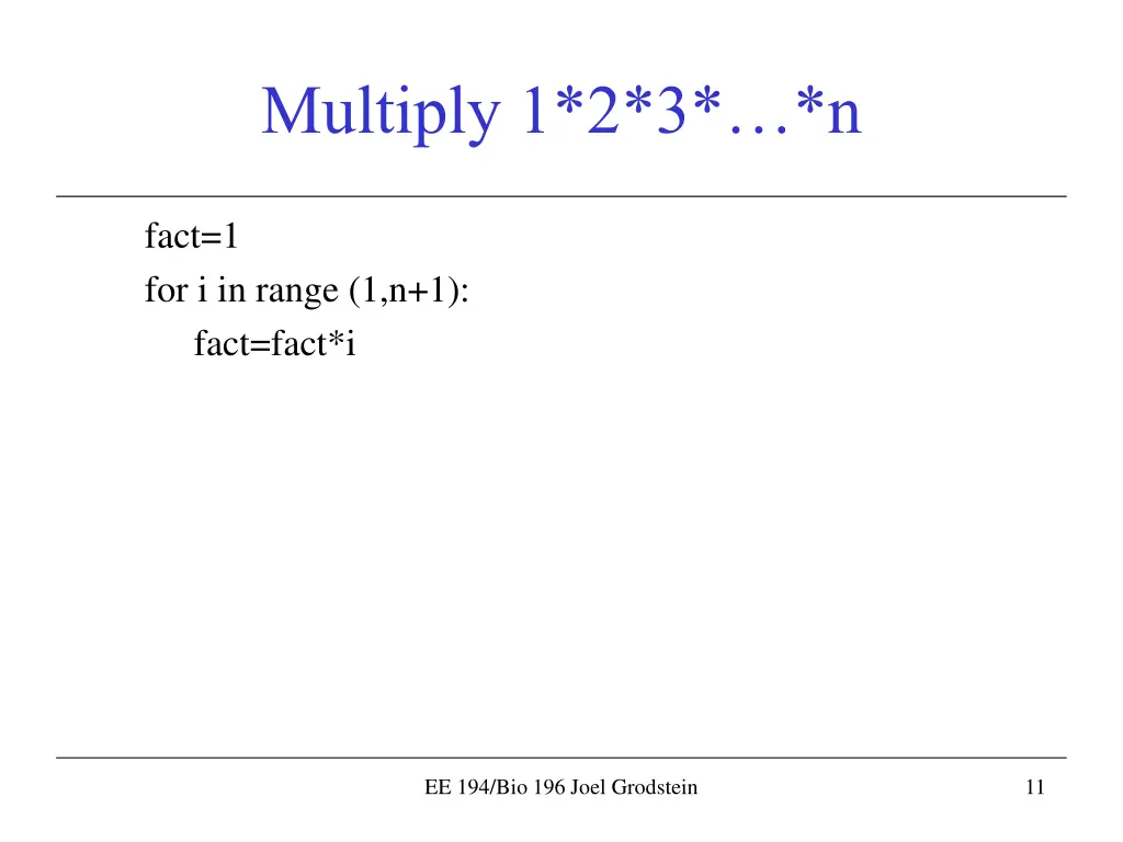 multiply 1 2 3 n