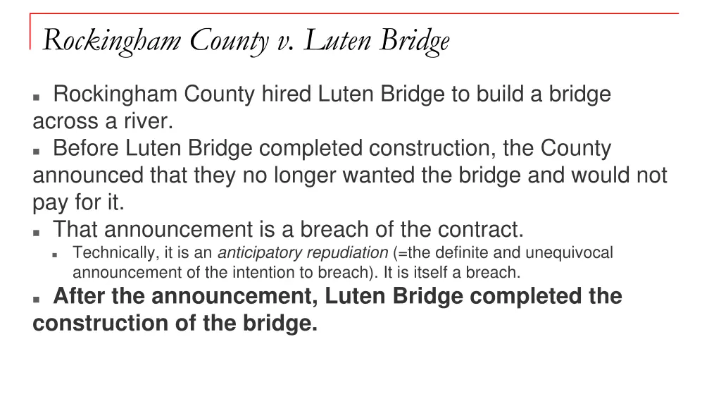 rockingham county v luten bridge