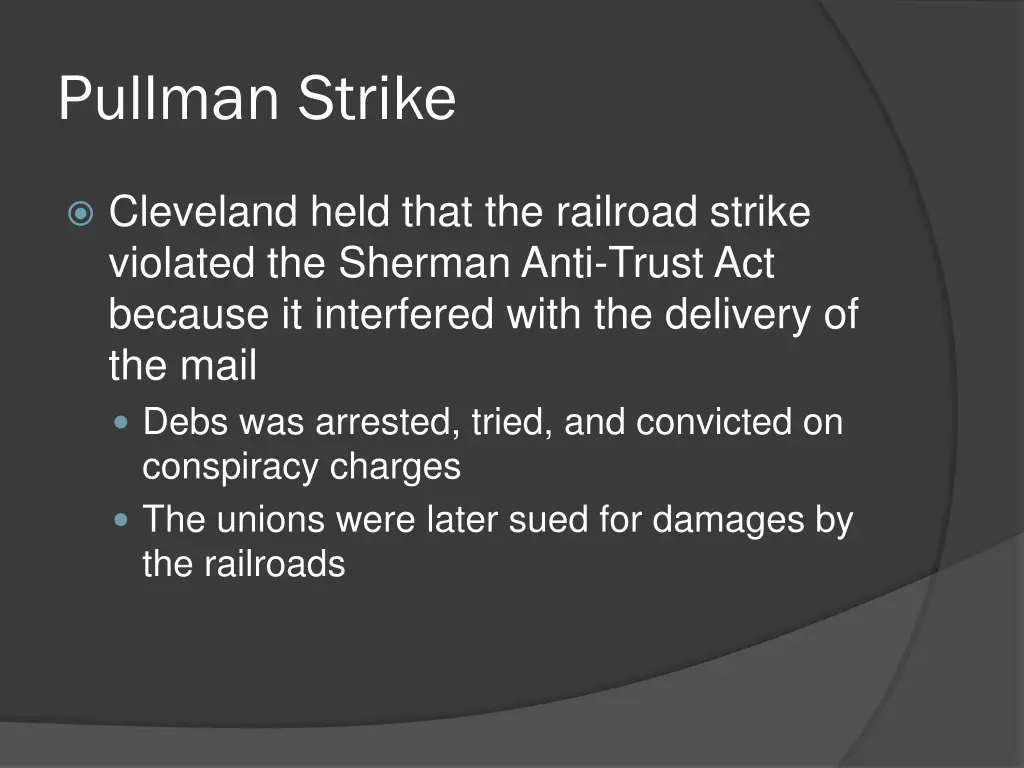 pullman strike 3