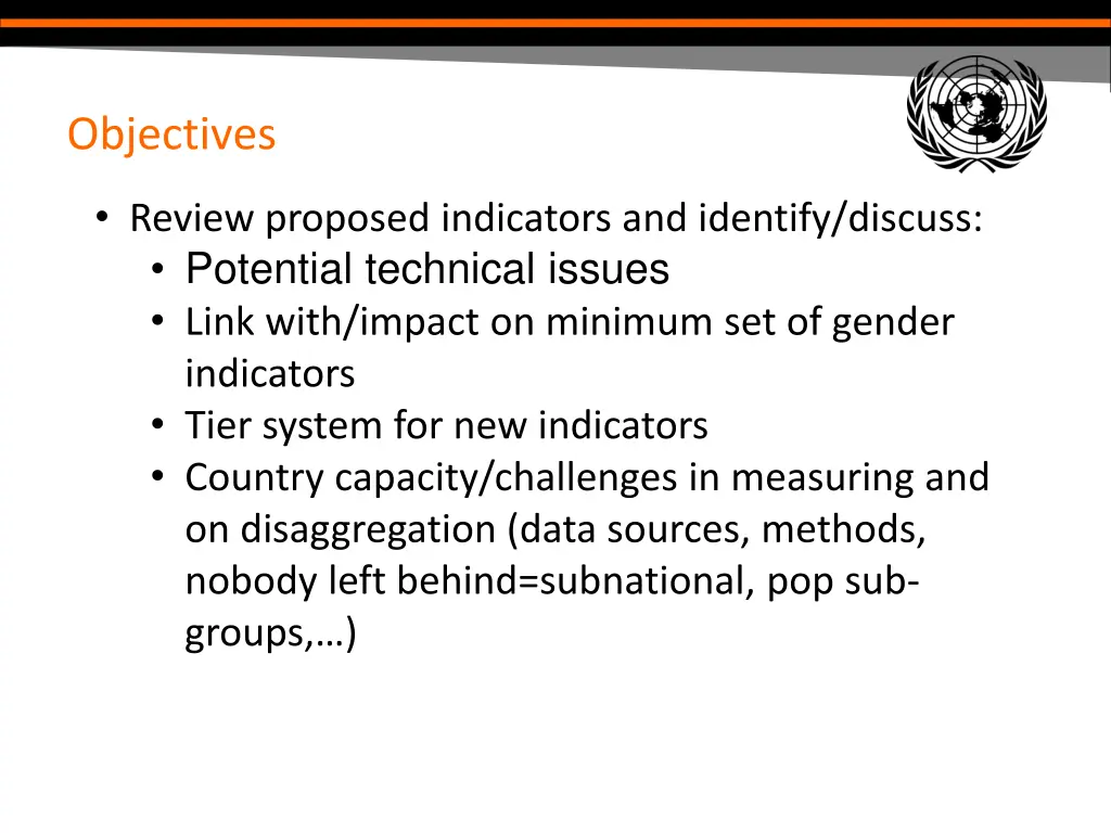 objectives