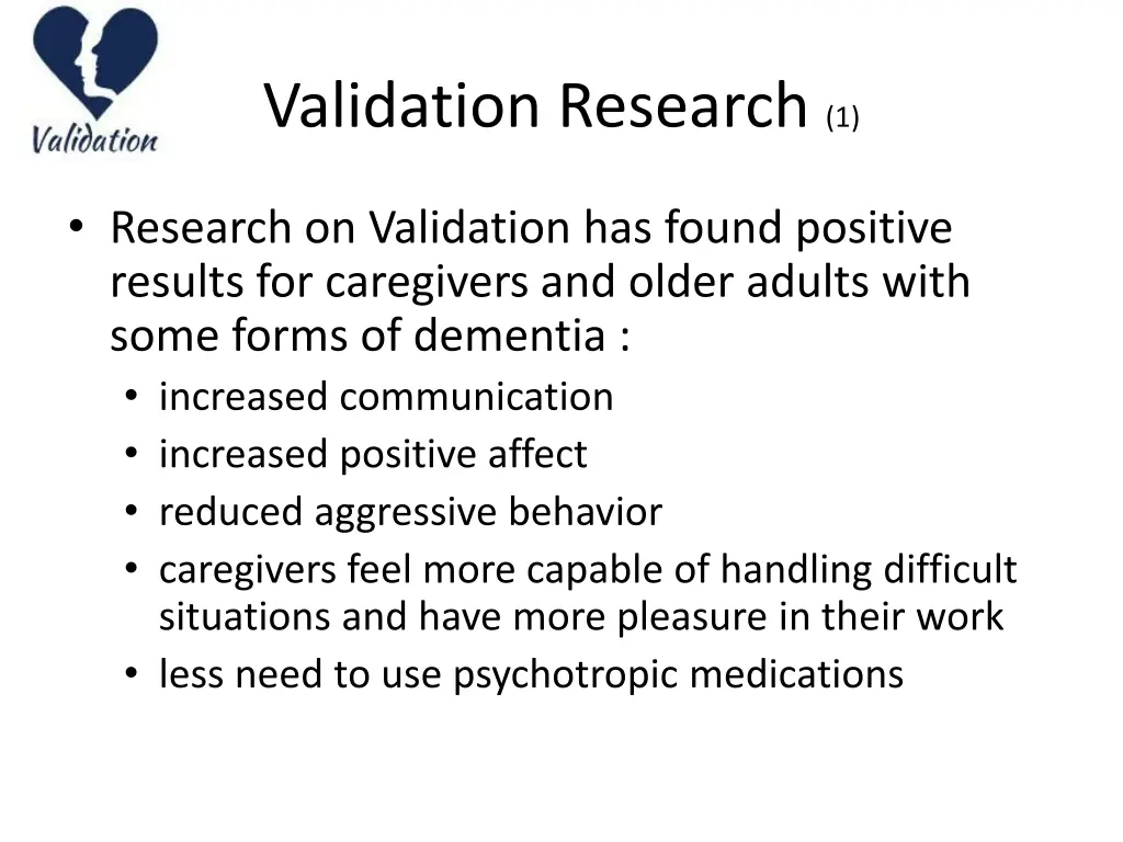 validation research 1