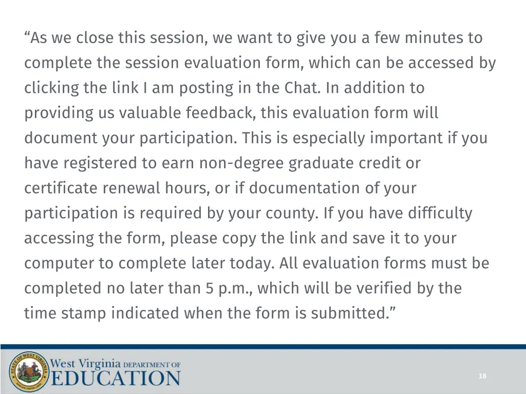 as we close this session we want to give