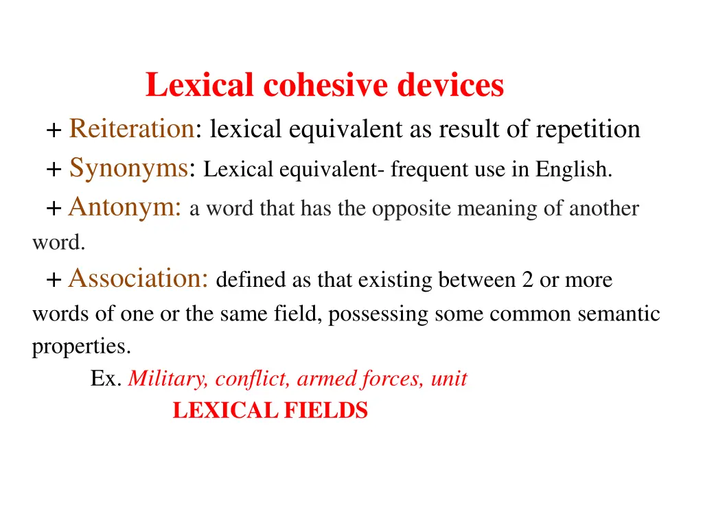lexical cohesive devices reiteration lexical