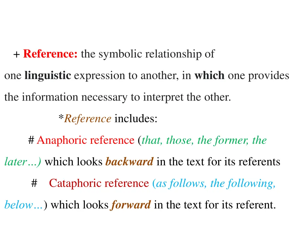 reference the symbolic relationship of