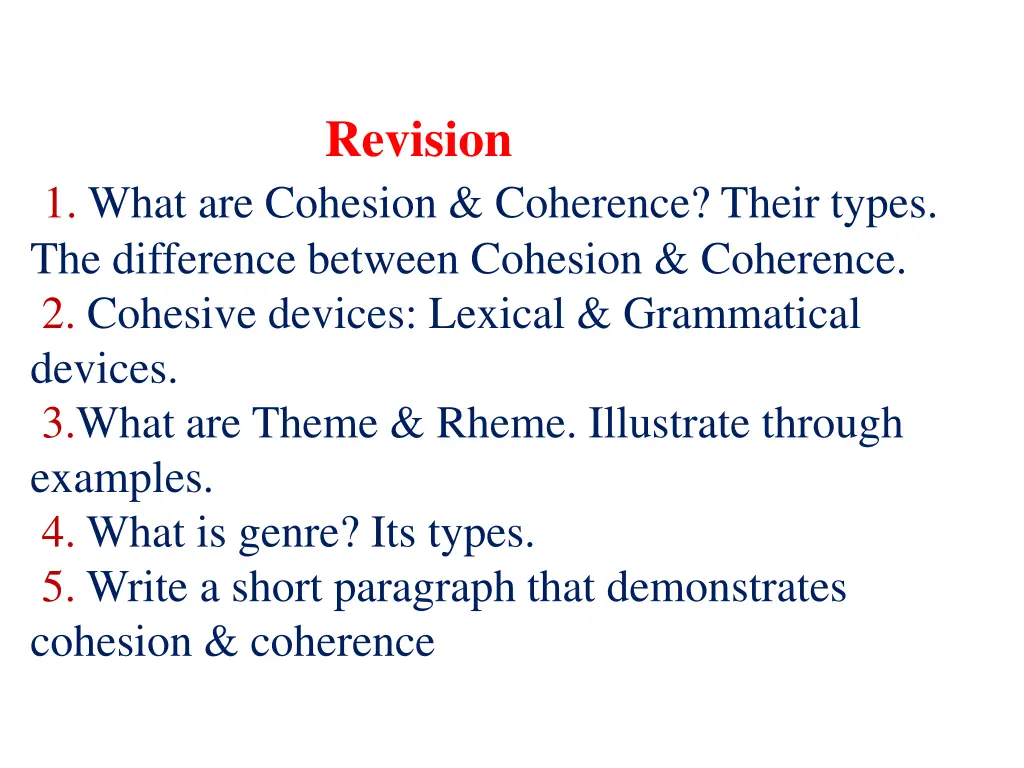 revision