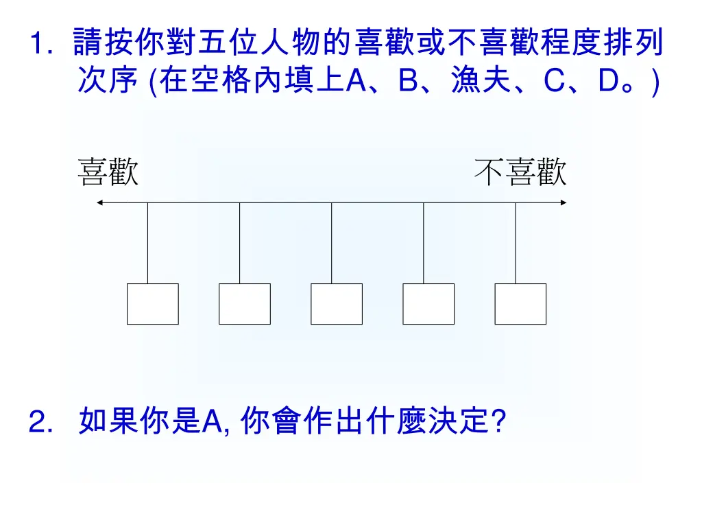 1 a b c d