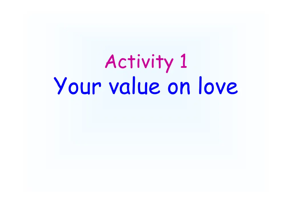 activity 1