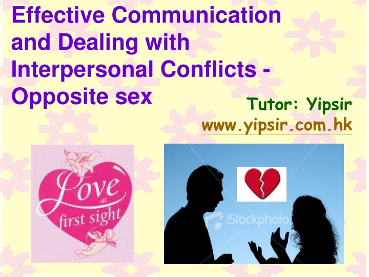 effective communication and dealing with