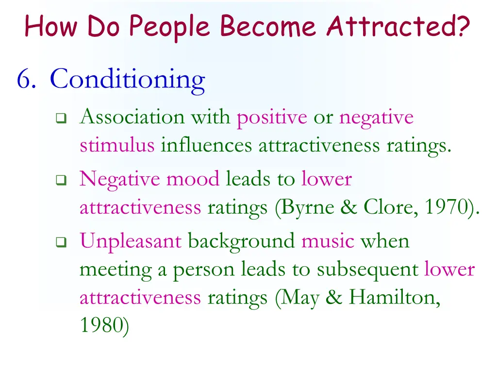 how do people become attracted 6
