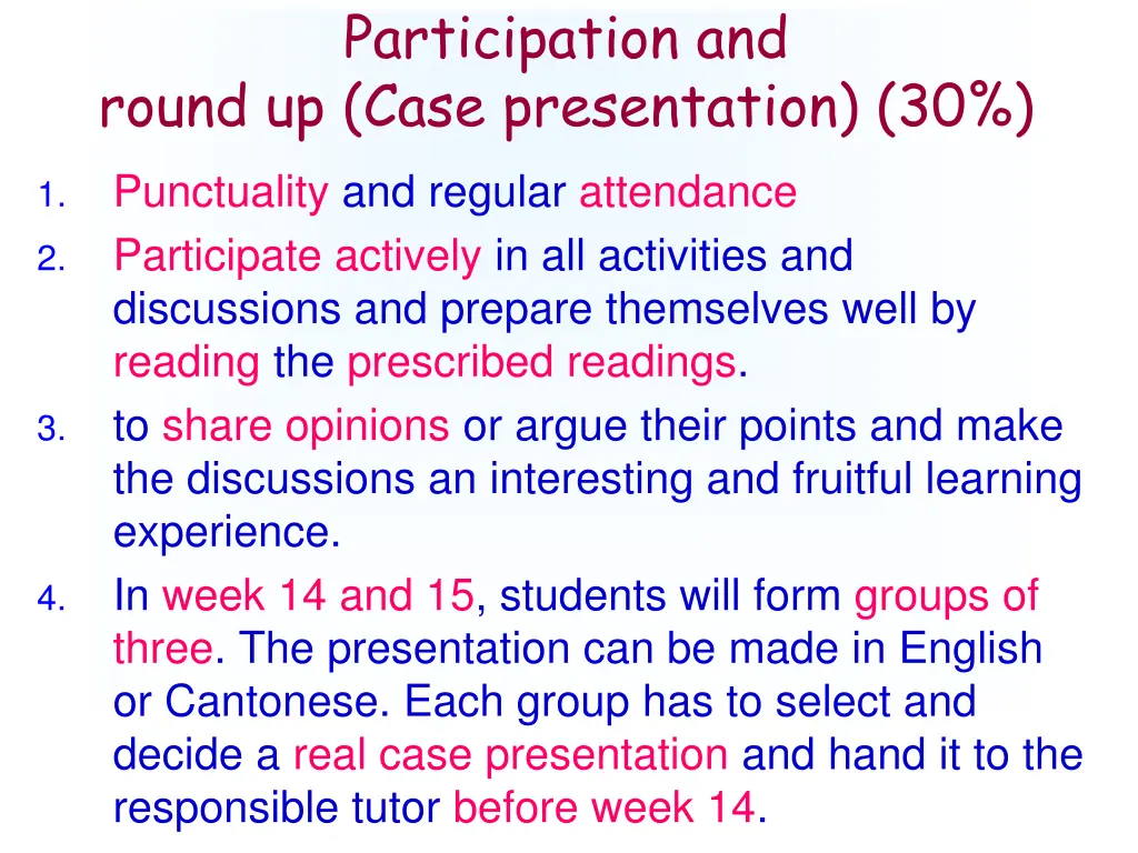 participation and
