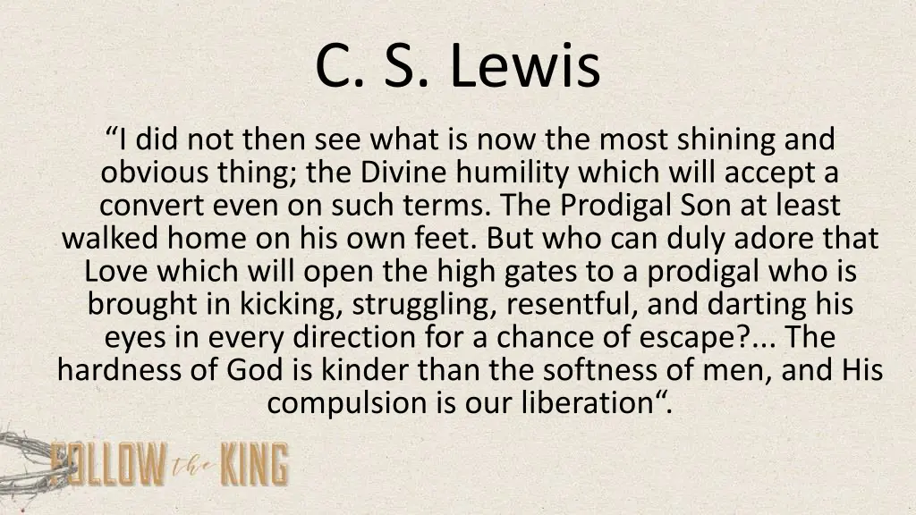 c s lewis
