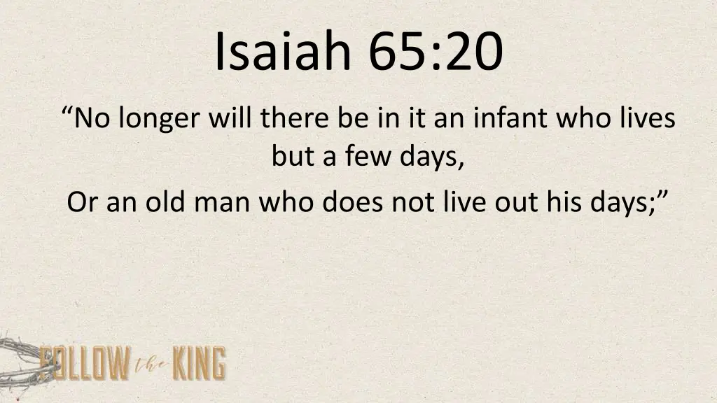 isaiah 65 20