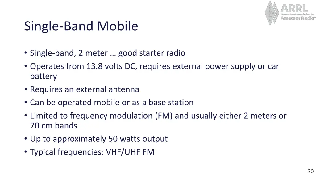 single band mobile