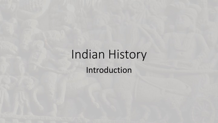 indian history introduction