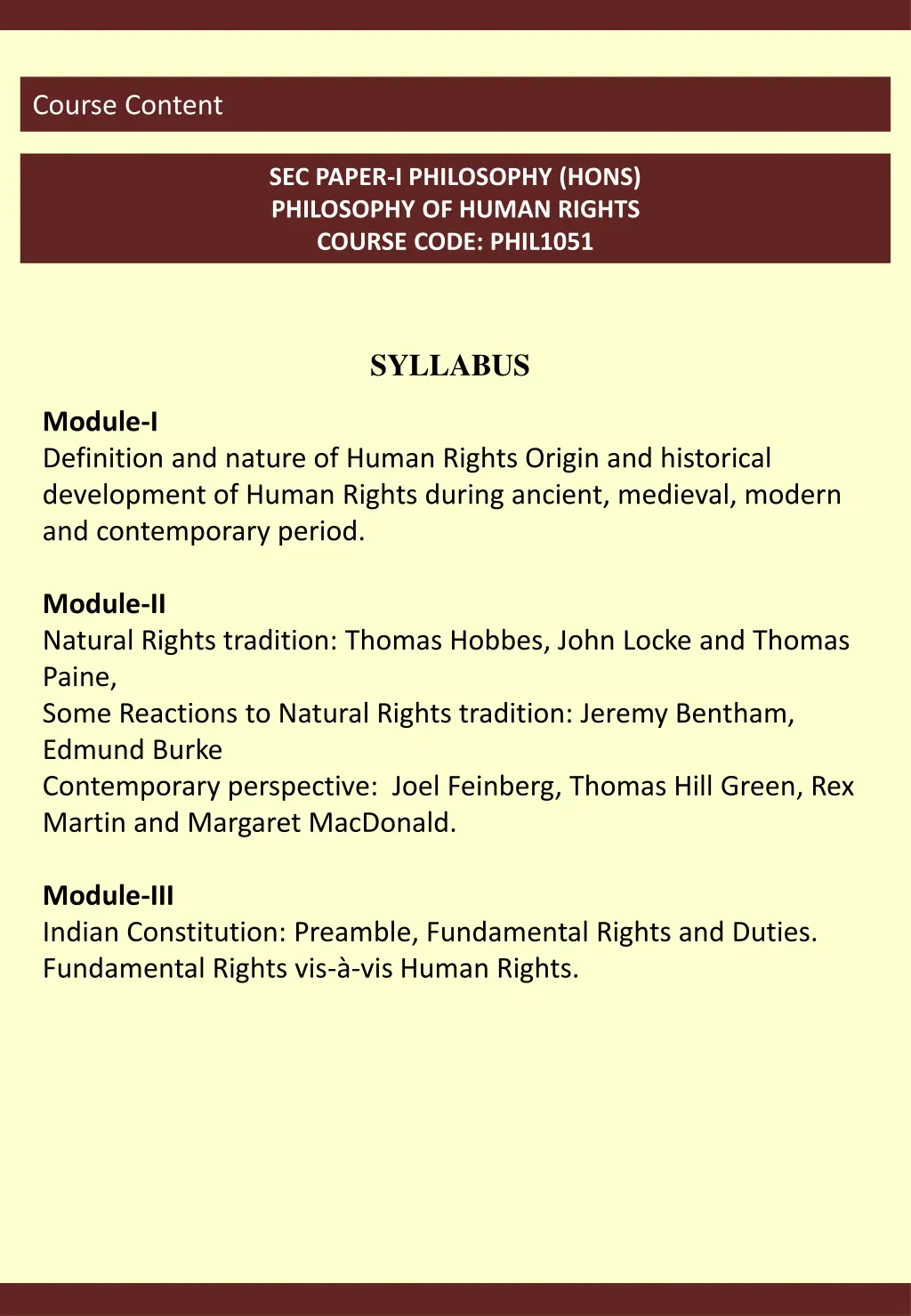 course content 1