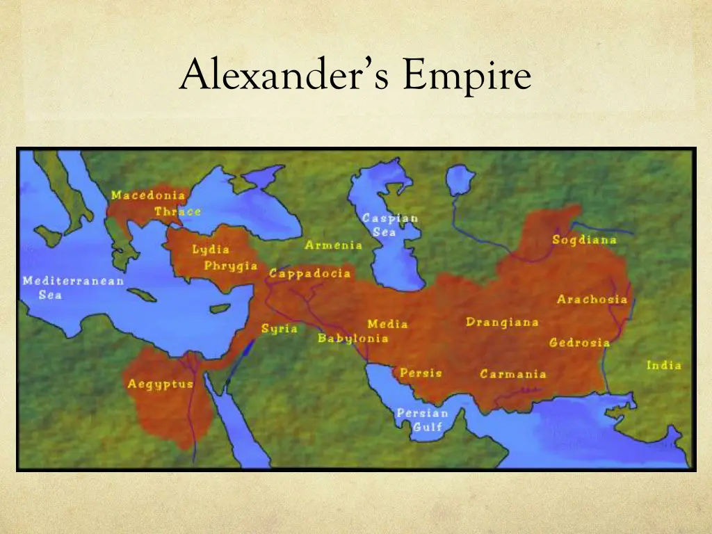 alexander s empire