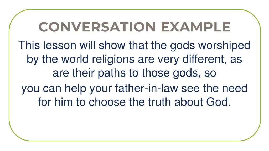 conversation example 1
