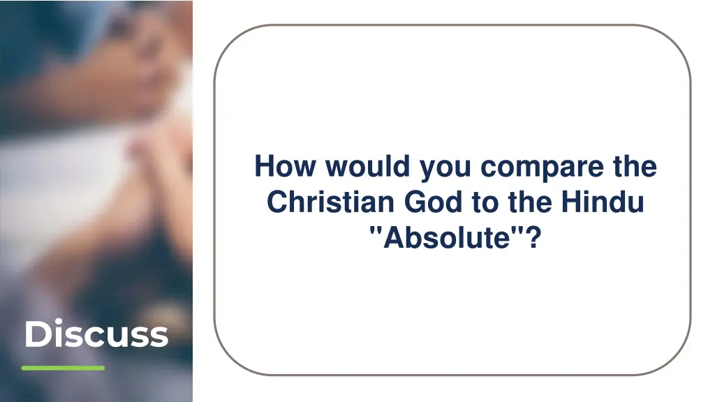 how would you compare the christian