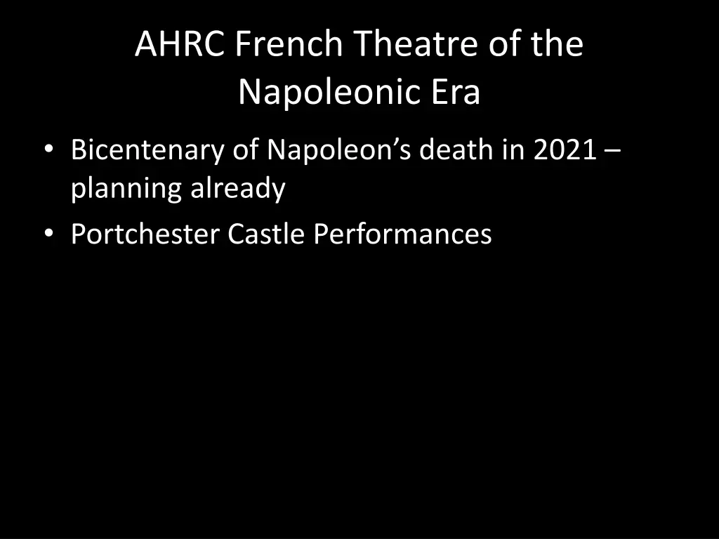 ahrc french theatre of the napoleonic era 2