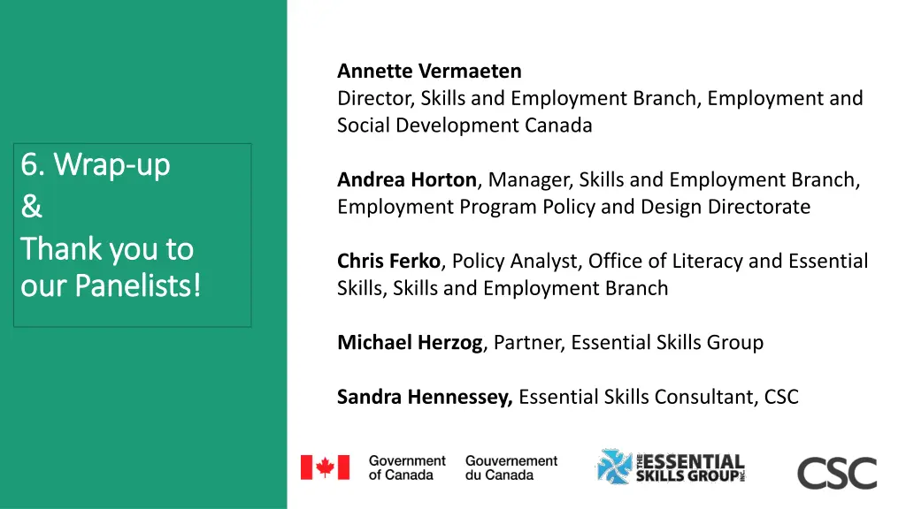 annette vermaeten director skills and employment