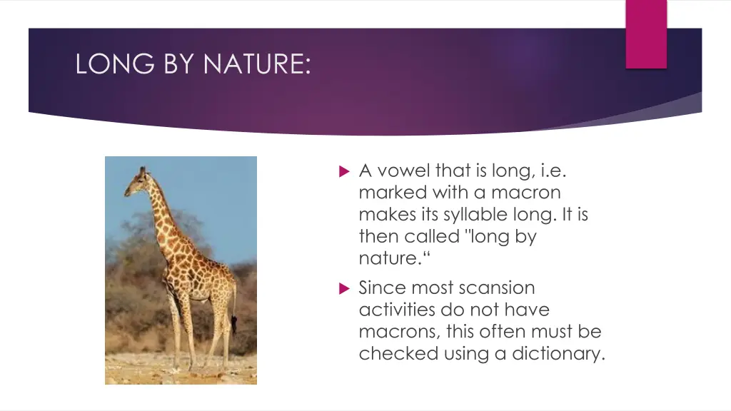 long by nature