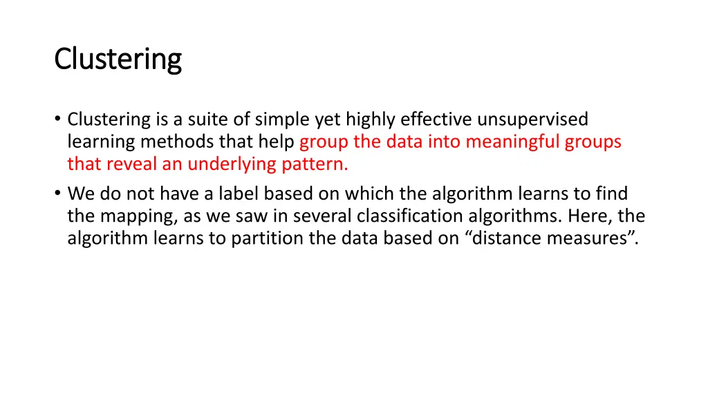 clustering clustering