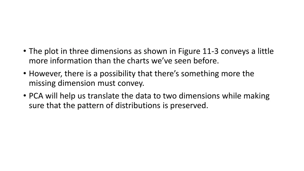 the plot in three dimensions as shown in figure