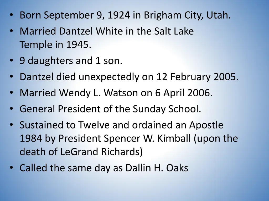 born september 9 1924 in brigham city utah