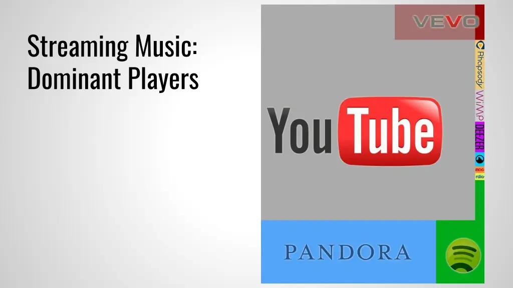 streaming music dominant players 1
