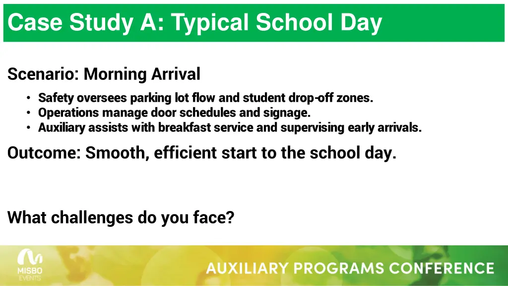 case study a typical school day