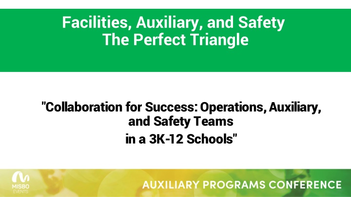facilities auxiliary and safety the perfect