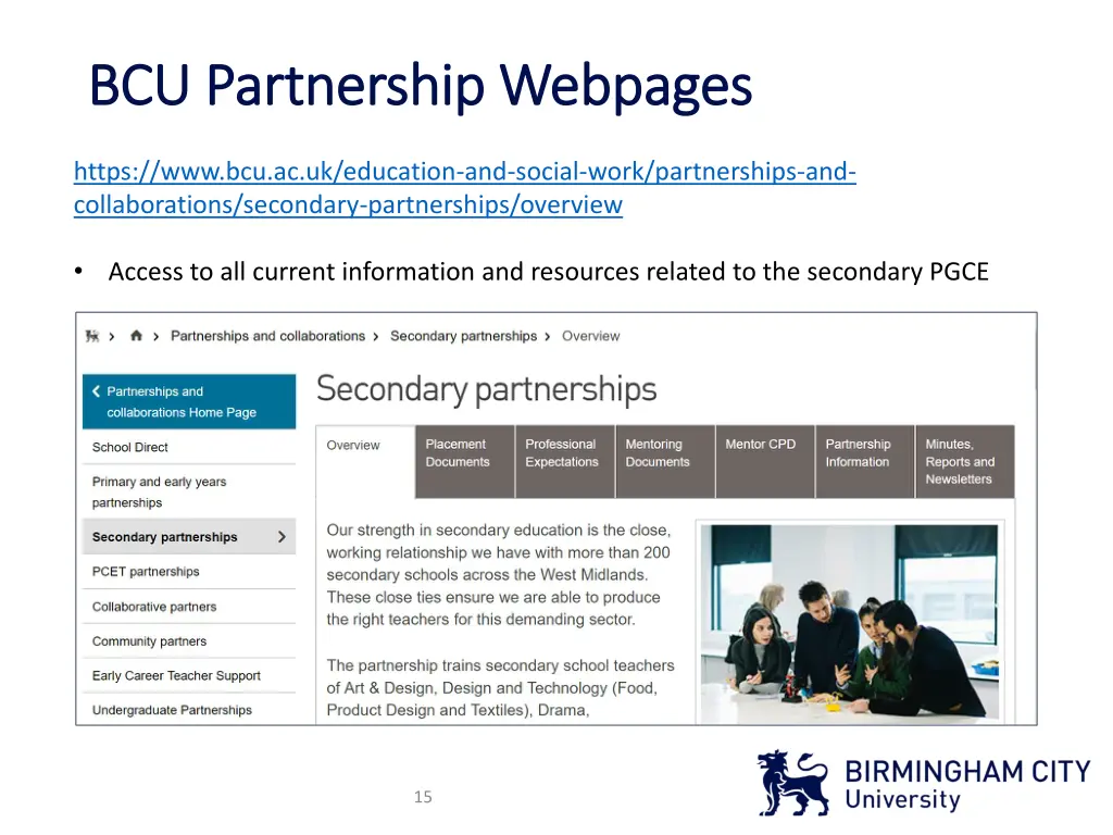 bcu partnership webpages bcu partnership webpages