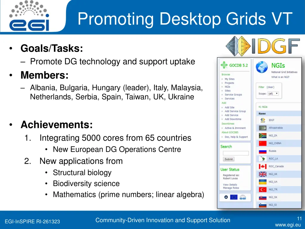 promoting desktop grids vt
