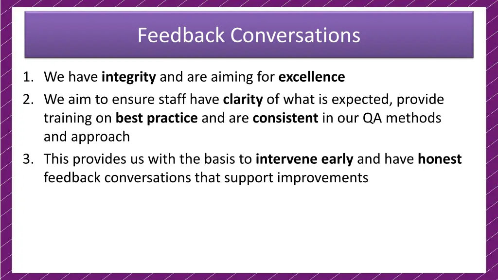 feedback conversations