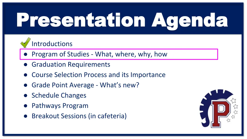 presentation agenda presentation agenda 1