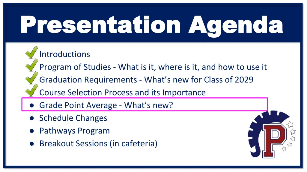 presentation agenda presentation agenda 4
