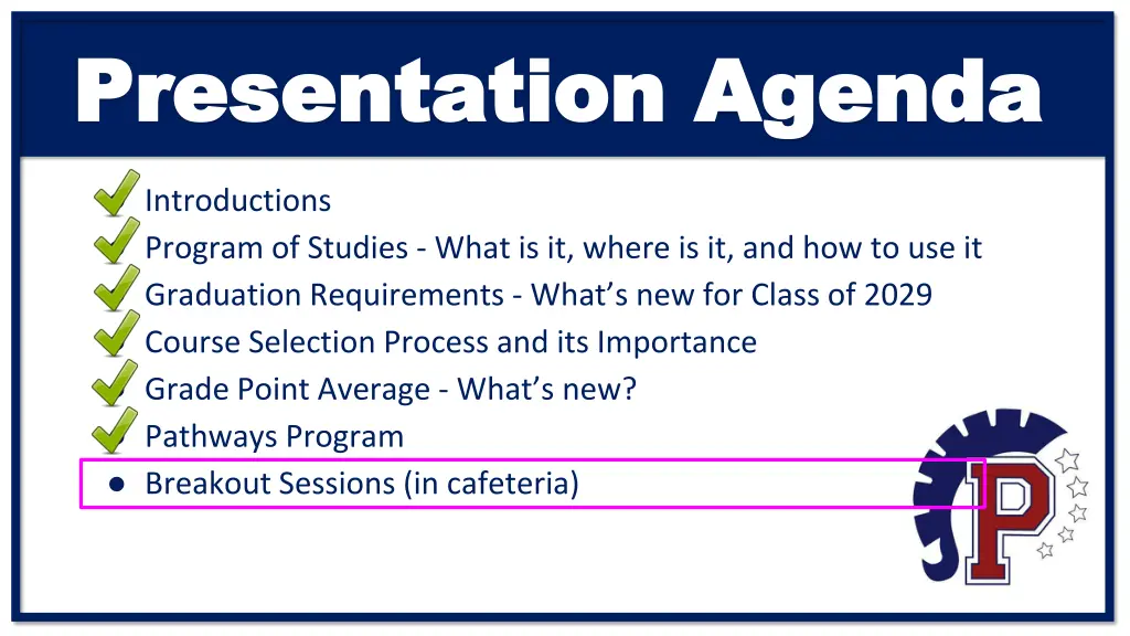 presentation agenda presentation agenda 6