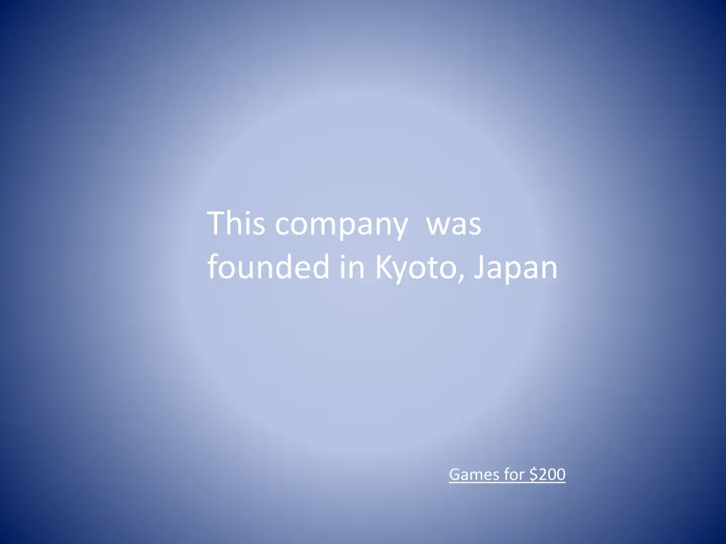this company was founded in kyoto japan