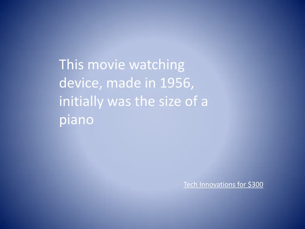 this movie watching device made in 1956 initially