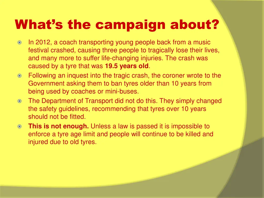 what s the campaign about