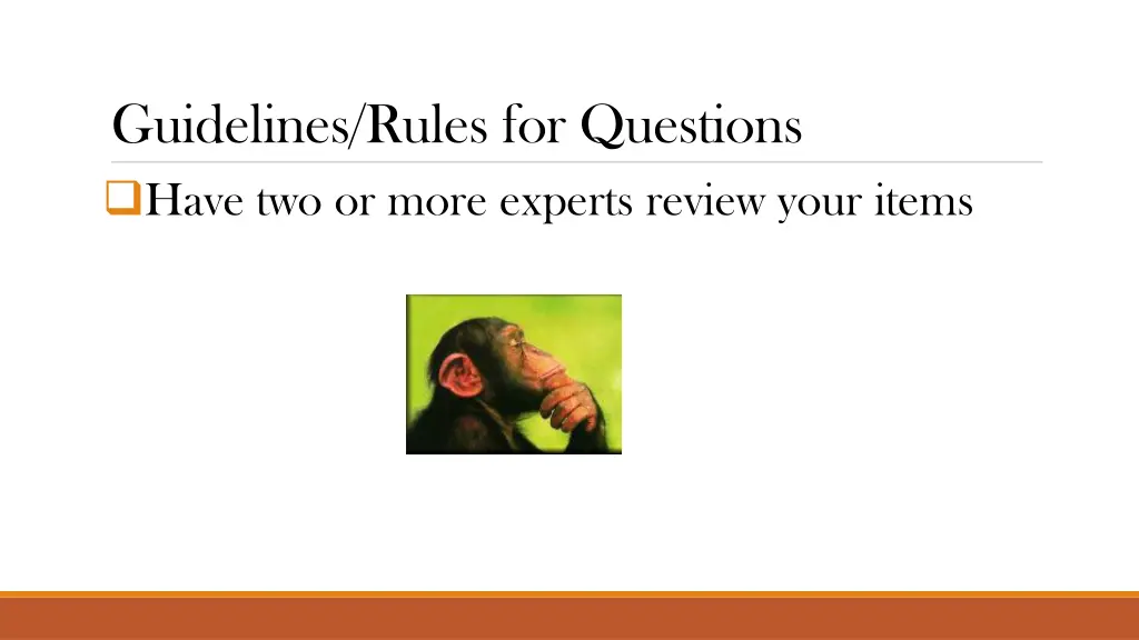 guidelines rules for questions have two or more
