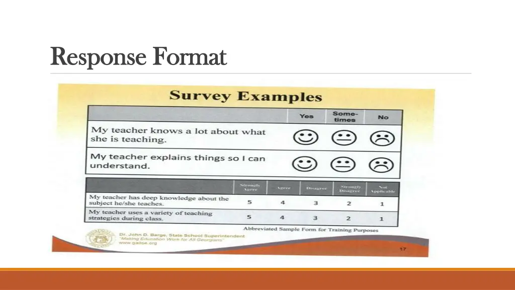response format response format