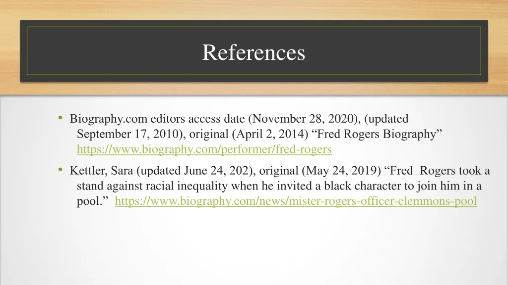 references