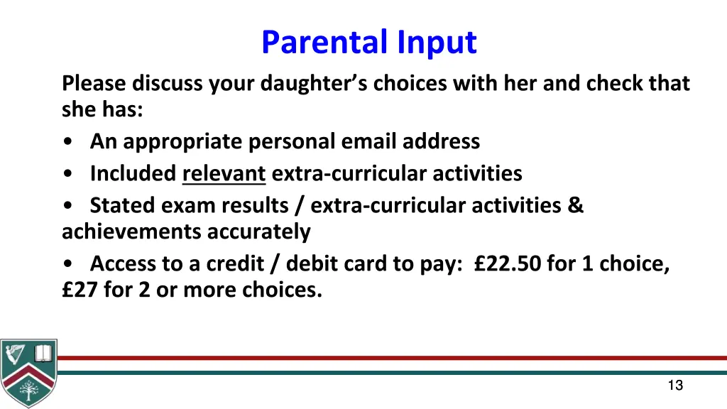 parental input