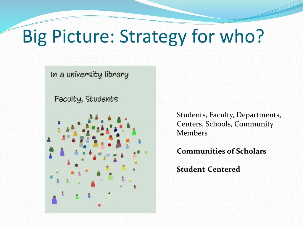 big picture strategy for who